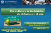 Uso didáctico de tabletas electrónicas en el aula. ENP-UNAM