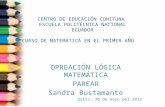 Sandra Bustamante CEC EPN - Ecuador