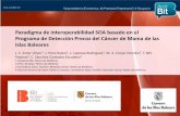 Paradigma de interoperabilidad SOA basado en el Programa de Detección Precoz del Cáncer de Mama de las Islas Baleares