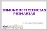Inmunodeficiencias primarias - Dra. med. Carmen Zarate Hernández Asesora: Dra. Atenea Cáceres Papadakis R3 Pediatría
