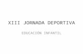 XIII JORNADA DEPORTIVA INFANTIL