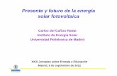 Presente y futuro de la energía solar fotovoltaica, por Carlos Canizo Nadal