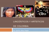Aspectos, etnicos, linguisticos y artisticos de colombia