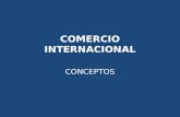 Tema 1. CAPÍTULO I  Introducción al Comercio Internacional. I. Conceptos.