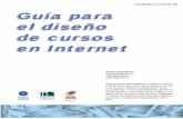 Guia para el diseño de cursos de internet