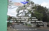 Historia de la Calle Principal La Morera. San Juan de los Morros Estado Guarico.