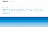 Documento de Trabajo: "Series enlazadas de empleo y VAB para España, 1955-2010"