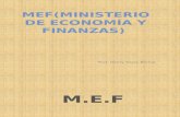Ministerio de Economia y Finanzas -Perú