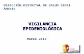 Capacitación Vigilancia Epidemiológica 2015