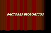 FACTORES BIOLOGICos