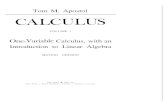 Cálculo - Apostol Vol 1