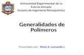Generalidades de Polimeros