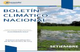 Boletin Climatico Nacional Setiembre 2015