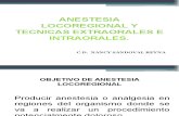 Anestesia Locoregional y Tecnicas Extraorales e Intraorales c.d. Nancy Sandovla r.