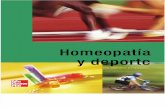 Homeopatia y Deporte