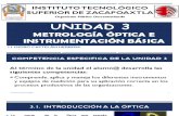 Unidad 3. Metrologia Optica e Instrumentacion Basica