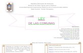 Mapas Conceptuales - Ley de Las Comunas