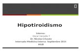 Hipotiroidismo en APS