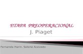 etapa preoperacional Piaget