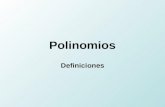Monomio y Polinomio