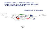 Prieto, Martín, Breve Historia de La Literatura Argentina, Buenos Aires, Taurus, 2006, Pp. 55-77.