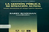 Golembiewski, Robert T. Evaluación Critica de Refounding Public Administration en Bozeman, Barry (Coordinador). La Gestión Pública Su Situación Actual, México, FCE, 1998