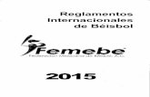 Reglamento FEMEBE 2015