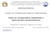 20. Geoquimica ambiental