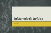 Epístemología Jurídica