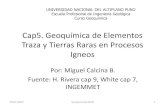 Geoquimica  Minerales Traza y