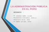 La Administracion Publica en El Peru
