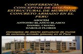 Conceptos para el Diseño de Muros de Concreto Armado en Perú
