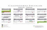 Calendario Escolar Oficial 2015 2016