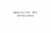 3. Operación  Generador