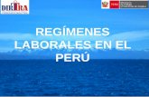 Regimenes Laborales en El Perú 2015