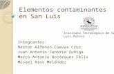 Elementos Quimicos Contaminantes en San Luis