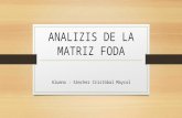 Analizis de La Matriz Foda Presentar