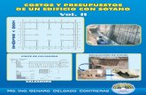 Costos y Presupuestos de Un Edificio Con Sótano Vol. II_MG. ING. GENARO DELGADO CONTRERAS