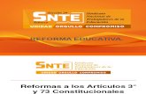 Reforma Educativa Final (Resumen, Diapositivas