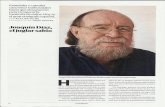 Entrevista a Joaquín Díaz - El País Semanal (30 Agosto 2015)