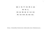 Historia del derecho romano Claudia Patricia Salcedo de Patarroyo.