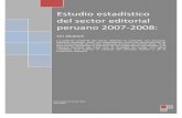 Estudio Estadístico Del Sector Editorial Peruano 2007 2008