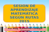 Sesionde Aprendizaje Rutas 2015 Inicial