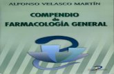 Compendio de Farmacologia General de Velasco 1era Edicion