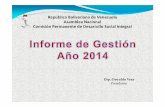 Comision Permanente de Desarrollo Social Congreso Gestion 2014