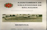 Memoria abril 1979 - maig 1983