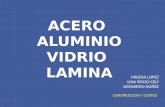 Aluminio, Vidrio, Lamina, Acero