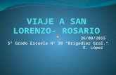 Viaje a San Lorenzo- Rosario