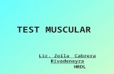 Test Muscular - Preinternado
