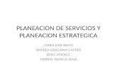 Planeacion de Servicios y Planeacion Estrategica